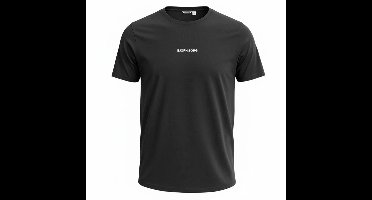 Björn Borg heren O-hals shirt classic logo zwart
