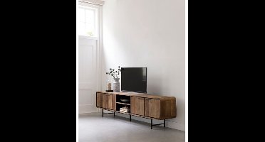 DTP Home Evo tv meubel Large teakhout – 225x40x60 cm