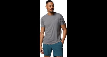 Columbia Zero Rules™ Light SS Crew Heren Outdoorshirt - City Grey