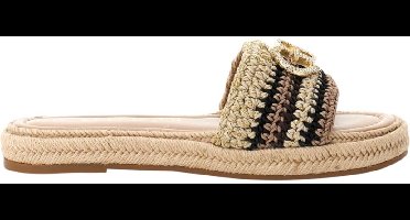 Guess Dames Slipper Bruin FLJKLI-FAB03/BLACK Kaylis