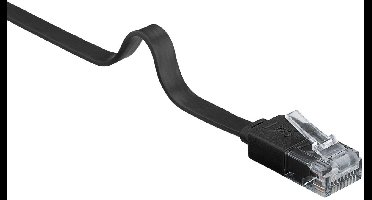 Wentronic CAT6 Netwerkkabel - RJ45 - Zwart - 7 m