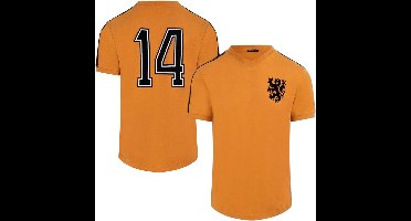 Cruyff - Holland Retro Shirt WK 1974 + Nummer 14 - Kinderen - Maat 152