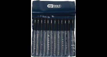 KS Tools - Vijlenset - Igelfijlenset - 12 Stuks - Kunststof Greep