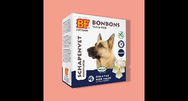Biofood - Schapenvet Maxi Bonbons Knoflook - 2 x 40 Stuks