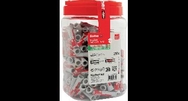 Fischer 570550 DuoPower Deuvelset 50 mm 10 mm 210 stuk(s)