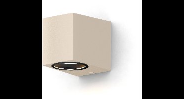 Calex Wandlamp Downlight Sanremo – GU10 – IP54 Water- en Stofbestendig – Geschikt voor Binnen en Buiten – Rechthoek – Zand
