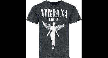 Nirvana In Utero '93 Heren T-shirt - zwart - M