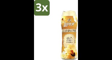 3 x Lenor - Geurbooster - Gouden Orchidee - 22 Wasbeurten - Geurbooster Was - Geur In Was - Geur In Kleding - Wasgeur - Geur In Wasmachine