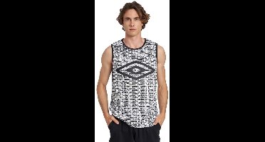 Umbro Andromeda Mouwloos T-shirt Wit,Grijs 2XL Man