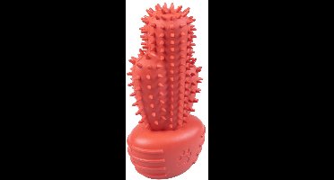 duvoplus playtime kauwspeeltje Griplay cactus voor honden 18x9.5x6cm rood