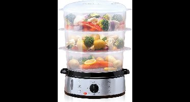 Core® Stoomkoker - Stoomkokers - Stoompan - Grijs - 24cm x 31cm x 43cm