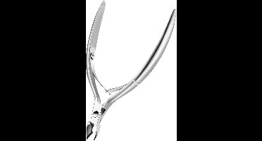 Nagelriemtrimmer – zilver – 7*4*1 cm lang – 1 stuk – duurzame nagelriemsnijder, salon nagelriemschaar voor teennagels, roestvrijstalen nagelriemverwijderaar, pedicure & manicure gereedschap voor nagels en teennagels