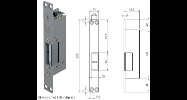 Electrische Deuropnener Veiligheid Type 331 Din R
