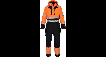 Portwest DX4 Hi-Vis Winteroverall DX438 - Oranje/Zwart - XXXL