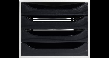 Exacompta Ladenblok ECOBOX Office 4 laden - Zwart - 2286014D