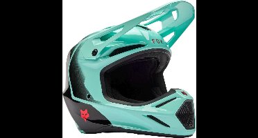 FOX V3 Drip Turquoise Crosshelm - Maat L - Helm