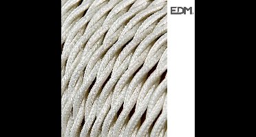 Kabel EDM 2 x 0,75 mm Wit 5 m