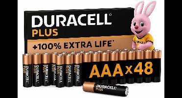 Duracell Plus - batterij - AAA Alkaline - 48 stuks