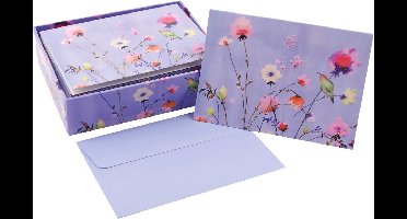 Lavender Wildflowers Note Cards