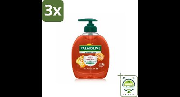 3 x Palmolive Handzeep Hygiëne Plus Family 300 ml - Grootverpakking - Handzeep - Hygiëne - Handen Reinigen - Bacteriën Bestrijden - Gezin