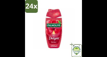 Palmolive – Douchegel – Sweet Delight – 250 ml - Voordeelverpakking - 24 stuks - Douchegel - Fruitige geur