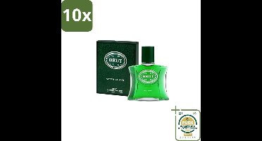 10 x Brut 33 Aftershave 100 ml - Grootverpakking - Aftershave - Herenverzorging - Klassieke Geur - Scheren - Huid Verzorging