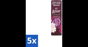 5 x Lenor In-Wash Geurbooster Jasmijn & Rose de Mai 19 wasbeurten 235 gr - Geurbooster - Wasgeur - Jasmijn - Rozen - Frisheid