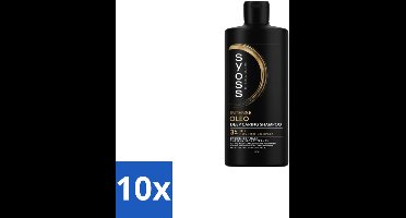 10 x Syoss Oleo Shampoo 440 ml - Voedend Haar - Droog Haar - Beschadigd Haar - Haar Herstel - Haar Glans