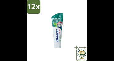 Prodent – Tandpasta – Menthol Power – 75 ml - Voordeelverpakking - 12 stuks - Mondverzorging - Gaatjes bescherming