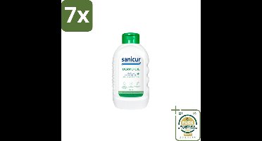 7 x Sanicur Bath & Showergel Dermo-Oil 300 ml - Grootverpakking - Droge Huid - Gevoelige Huid - Voedende Badgels - Douchegel - Huidbarrière