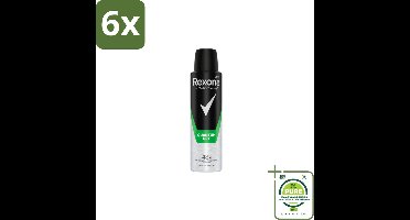 Rexona Men – Deodorant Spray – Quantum Dry – 150 ml - Voordeelverpakking - 6 stuks - Deodorant spray - Zweetbehandeling