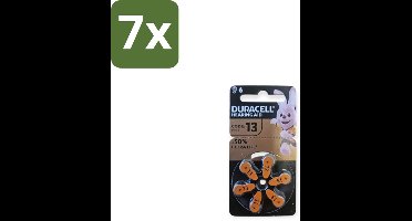 Duracell Gehoorapparaat Batterijen 13 6 stuks per verpakking - Bulkverpakking - 7 stuks