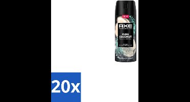 Axe – Deodorant Spray – Pure Coconut – 150 ml - Bulkverpakking - 20 stuks