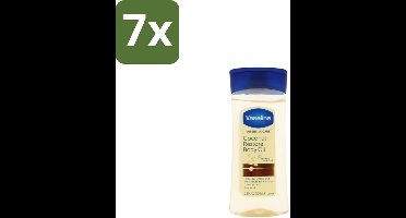 7 x Vaseline – Body Oil – Coconut Restore – 200 ml - Koekolie - Lichaamsolie - Hydraterende Olie - Huidherstel - Droge Huid