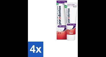 4 x Parodontax Tandpasta bij Bloedend Tandvlees Ultra Clean 75 ml - Bloedend Tandvlees - Tandpasta - Tandvleesbescherming - Tandplak - Fluoride