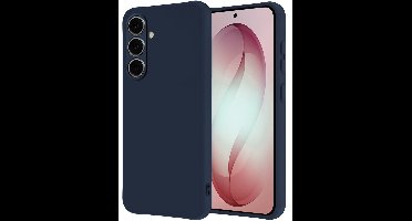 Hoesje - Geschikt voor Samsung Galaxy S26 - Sterk & Shockproof - Hoes Cover - Siliconen Case - Donkerblauw