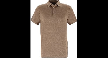 OLYMP Polo Casual - modern fit polo - lichtbruin