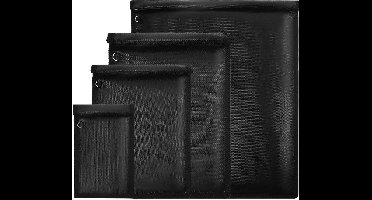 Verpakkingsset van 4 Faraday-tassen voor Anti-Diefstal en Anti-Tracering, Waterdichte en Brandveilige Tas voor Laptops, Tablets, Telefoons en Autosleutels