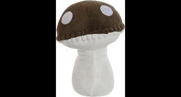 ITEM Deurstopper paddenstoel - bruin - kinderkamer - 17 x 17 x 23 cm - herfst