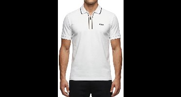 Boss Heren Polo Wit 50555698/100 Philix Goc