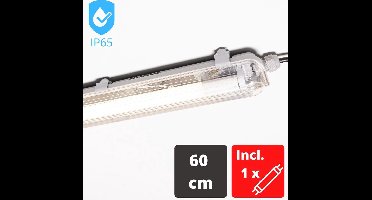 LED.NL LED TL armatuur compleet incl. LED buis 60 cm - 9W vervangt 36W - IP65