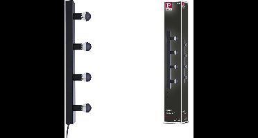 LED-spiegellamp Regula II E14 230V max. 4x40W dimbaar Zwart