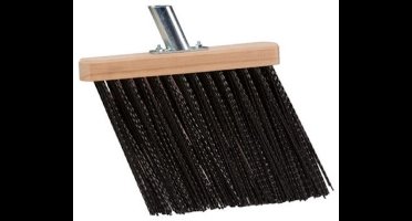 Goot-/schuine bezem nylon zwart mt 28 t/m 40cm.