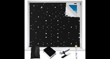 Boraboi® Verduisteringsrolgordijn Zonwering voor Ramen, Dakramen en Meer, Eenvoudige Installatie zonder Boren