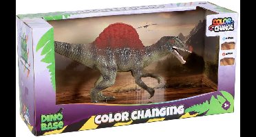 Dino Base speelgoed Spinosaurus kleurveranderende dino multicolor.