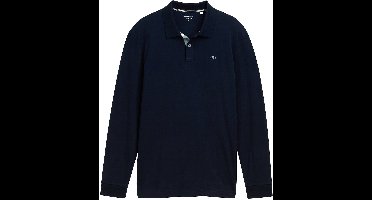 Tom Tailor Piqué poloshirt met lange mouwen Männer