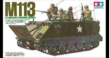 Tamiya Modelbouwpakket Militaire voertuigen - 35040 US M113 A.P.C. Personal Carrier with 5 Figures Plastic - 1:35 - Modelbouw