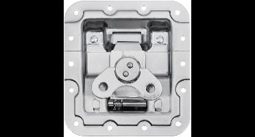 Adam Hall 172631 V5 Butterfly Verschluss mittel gekröpft 12 mm tief - Afsluitringen