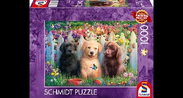 Schmidt Spiele - Schattige puppy's - Legpuzzle - 1000 stukjes