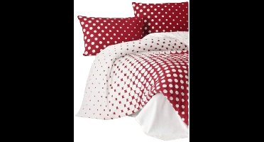 Dekbedovertrek set Rood Bed van 200 3 Onderdelen
